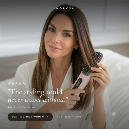 Portable Hair Brush — The Brush Built for Women Who Don't Stop